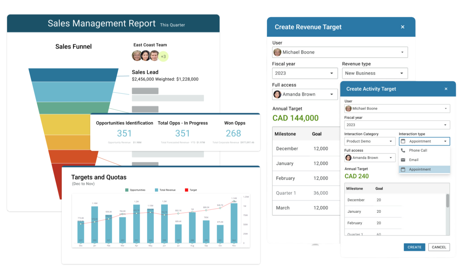 screenshot of Maximizer CRM